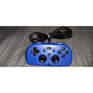 HORI PS4-100U Wired USB Controller Blue/Black for Sony PlayStation 4